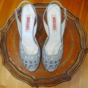 Vintage Bandolino Gray Kitten Heels